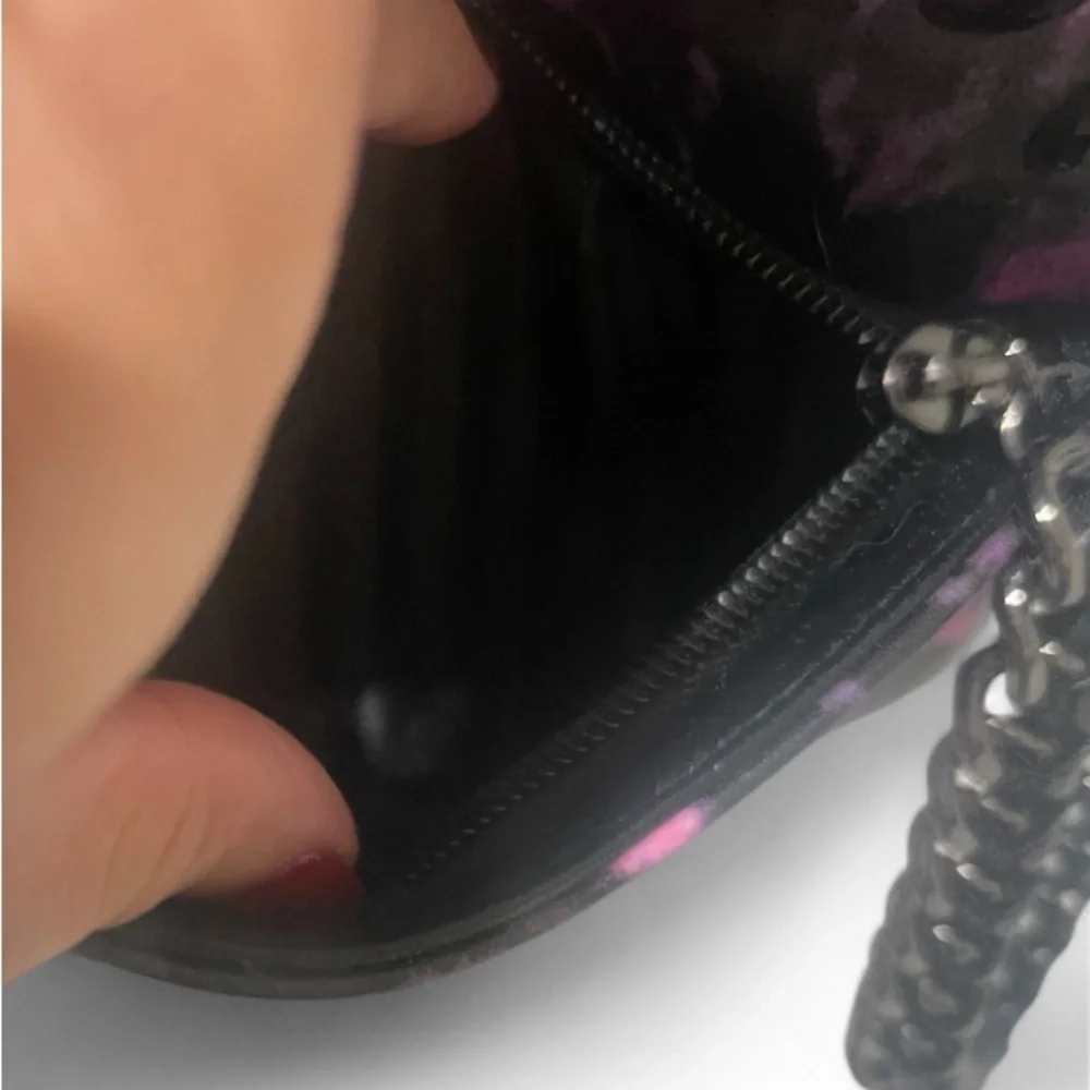 Victoria’s Secret Black Studded Tie-Dye Mini Backpack – NWOT Adjustable Straps - Picture 7 of 9